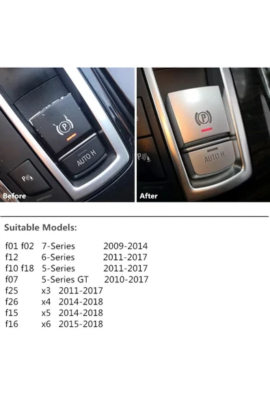 vagparts BMW F15 X5 el freni tuş kapağı - F15 X5 tuş soyulma sorunu - 2