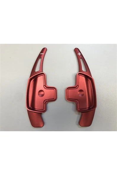 Universal Mercedes Cla Amg Direksiyon F1 Vites Kulakçık Paddle Shift Kırmızı - Resim 4