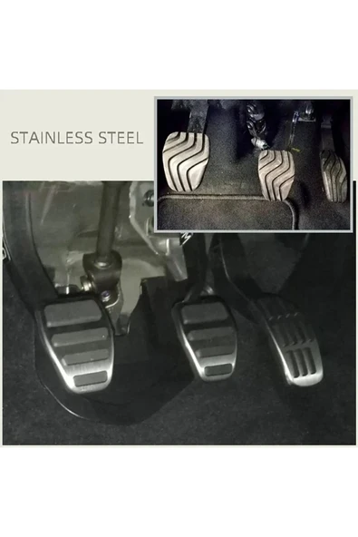 YıldızTuning Renault Clio 5 Metal Manuel Pedal Seti 2020-2024 - 3