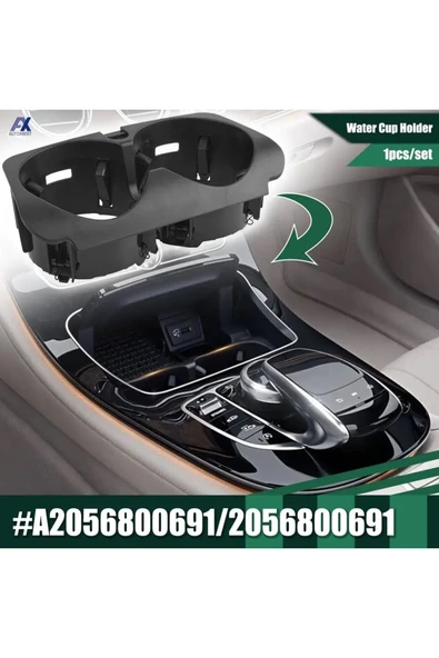 YıldızTuning Mercedes G Serisi Orta Konsol Bardaklık Aksesuar W463 2019 2020 - Resim 2