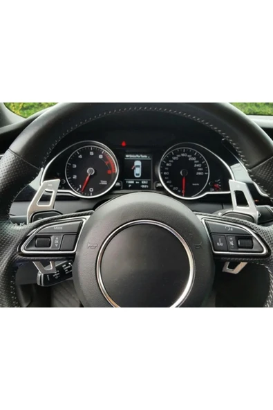 YıldızTuning Audi Q5 F1 Paddle Shifter Gümüş Renk Küçük Boy 2012-2016 - Resim 3
