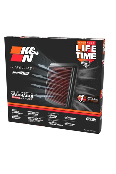 K&N Bmw 5 Serisi G30 520i 170Hp 2019-2025 K&N Hava Filtresi 33-3079 ürün görseli 1