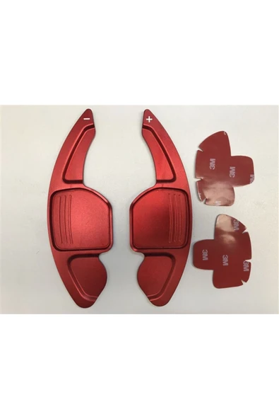 Universal Audi A3 F1 Vites Kulakçık Paddle Shift 2012-2016 Kırmızı - 4