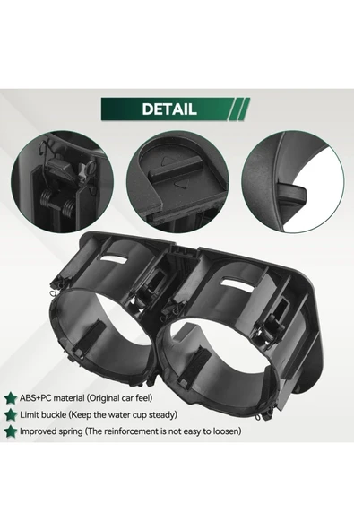YıldızTuning Mercedes W447 Orta Konsol Bardaklık Aksesuar 2016-2021 - Resim 6