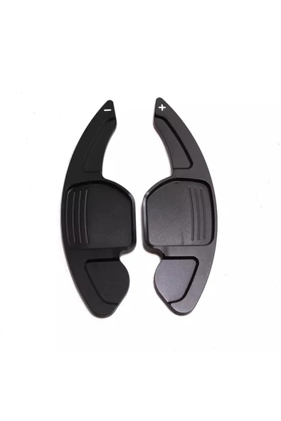 YıldızTuning Audi A42013-2016 Siyah F1 Direksiyon Kulakçık - Resim 2