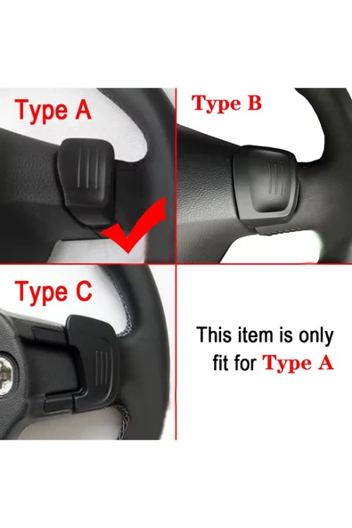 YıldızTuning Golf 5 6 Passat B6 B7 CC Scirocco Beetle Kırmızı Direksiyon F1 Kulakçık Vites Mini - Resim 4