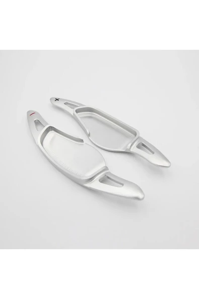 YıldızTuning Bmw X5 G05 F1 Direksiyon Kulakçık Gümüş Renk - Resim 3