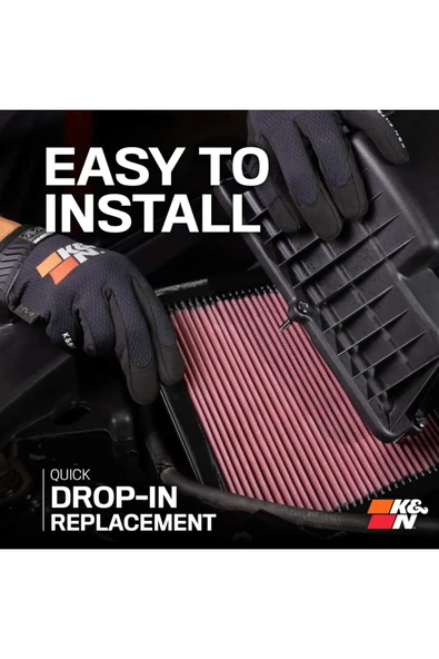 K&N Skoda Rapid 2014-2016 1.6 Tdi KN Hava Filtresi E-2997 - Resim 5