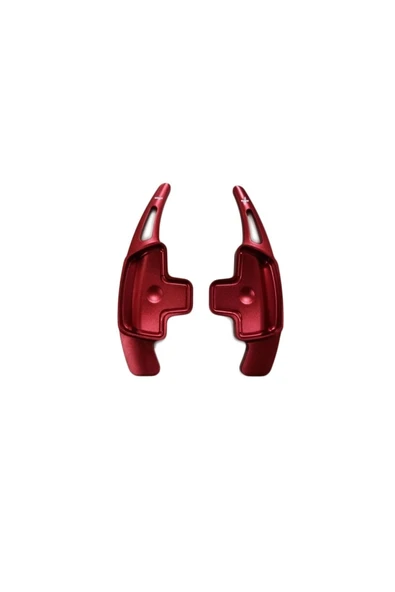 YıldızTuning Mercedes C Serisi W205 F1 Kulakçık Direksiyon Kırmızı Paddle Shifter - Resim 3