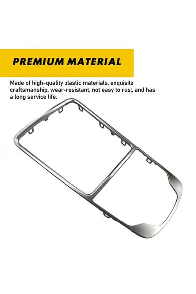 YıldızTuning Audi A3 Vites Mmi Konsol Çerçevesi Krom Nikelaj 2013-2020 - Resim 2