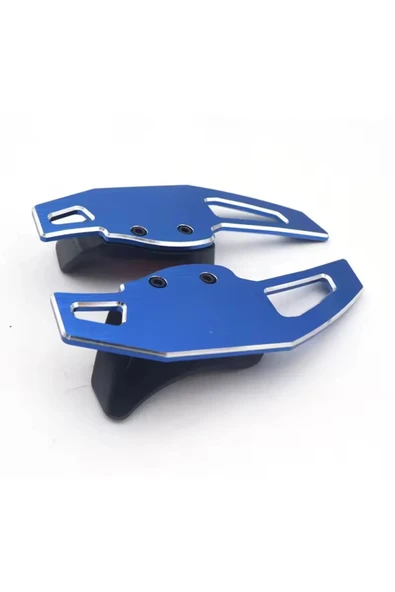 YıldızTuning Golf 5 6 Passat B6 B7 CC Scirocco Beetle Mavi Direksiyon F1 Kulakçık Vites Mini - Resim 2