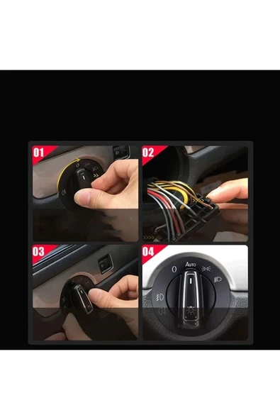 YıldızTuning Vw Touran Otomatik Far Sensörü Tak Çalıştır 2016-2018 - 3
