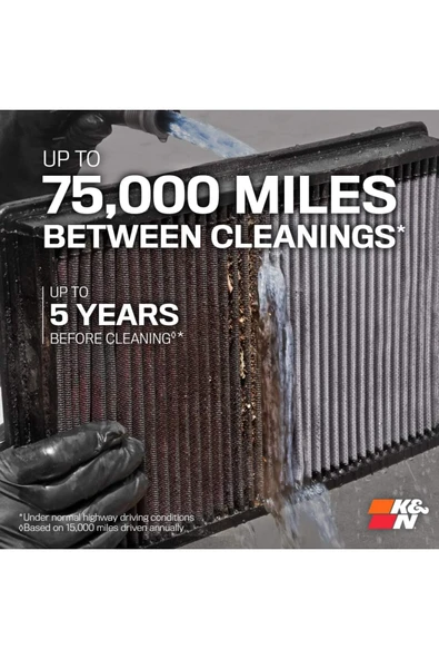 K&N Skoda Rapid 2014-2016 1.6 Tdi KN Hava Filtresi E-2997 - Resim 4