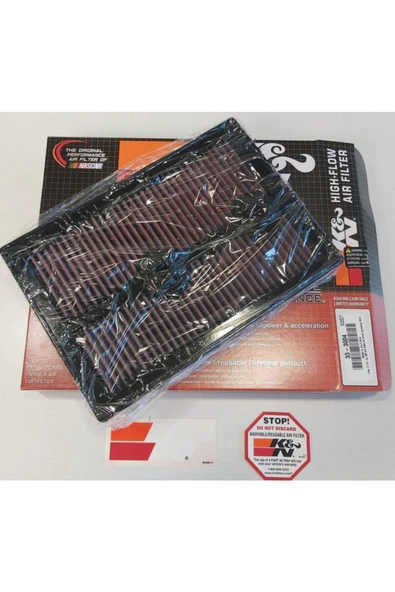 K&N 33-3004 Volkswagen Audi Skoda Seat Kutu Içi Hava Filtresi ürün görseli 1