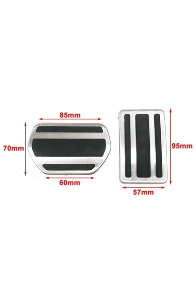YıldızTuning Peugeot 508 Otomatik Pedal Seti 2011-2018 - 3