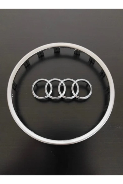 YıldızTuning Audi Q3 Direksiyon Airbag Krom Logo Parça 2013-2017 ürün görseli 1