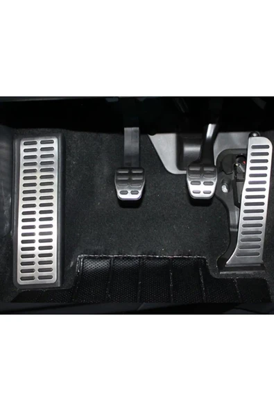 vagparts Golf 5-6 Uyumlu Pedal Seti - Manuel Vites Pedal Seti Çelik Krom - Resim 2