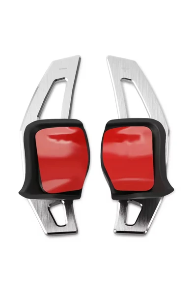 YıldızTuning Golf 5 6 Passat B6 B7 CC Scirocco Beetle Gri Direksiyon F1 Kulakçık Vites Mini - Resim 2