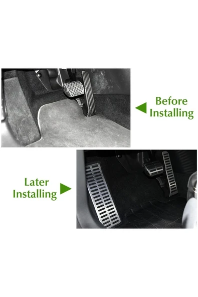 YıldızTuning Skoda Octavia A5 Otomatik Pedal Aksesuar Seti 2010-2014 - 3
