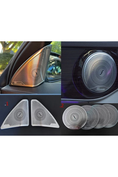 vagparts W205 Tweeter Kapakları Burmester - W205 Aksesuar Krom Anahtar - 5