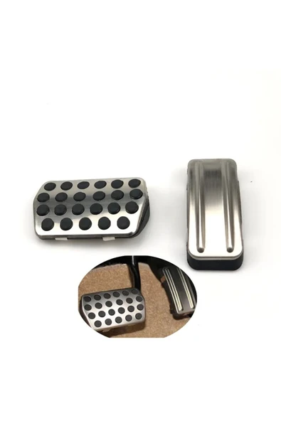 YıldızTuning Escort Metal Otomatik Pedal Seti 2015-2023 ürün görseli 1