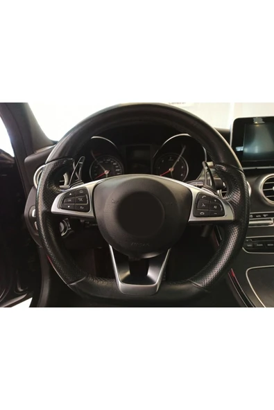 YıldızTuning Mercedes Gla45 Amg F1 Kulakçık Direksiyon Siyah Paddle Shifter X156 2015-2017 - 7