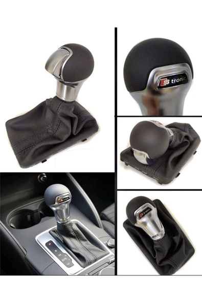 YıldızTuning Audi A1 2011-2018 8V S-Tronic Otomatik Vites Topuzu Deri Körüklü - 1