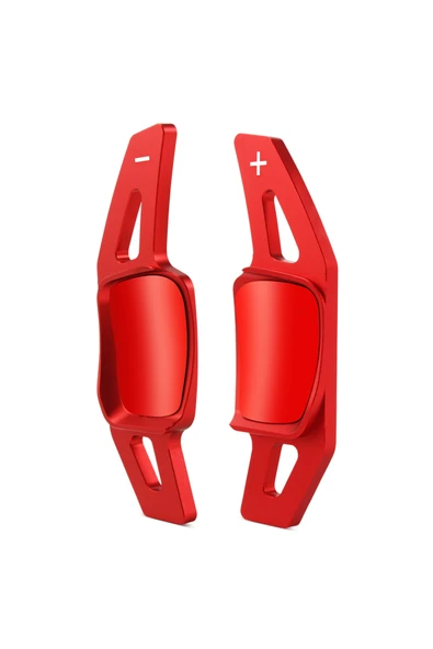 vagparts Golf Mk7 Kırmızı F1 Vites Kulakçıkları - Golf 7 F1 Direksiyon Kulakcık Pedal - 3