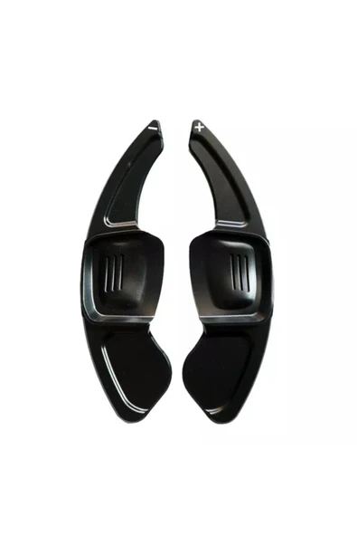 YıldızTuning Volkswagen Polo Mk6 2021-2015 Siyah F1 Direksiyon Kulakçık ürün görseli 1