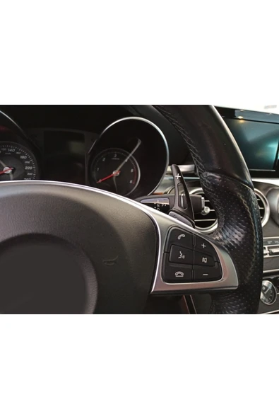 YıldızTuning Mercedes Gla45 Amg F1 Kulakçık Direksiyon Siyah Paddle Shifter X156 2015-2017 - 5