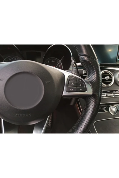 YıldızTuning Mercedes Gla45 Amg F1 Kulakçık Direksiyon Siyah Paddle Shifter X156 2015-2017 - 6