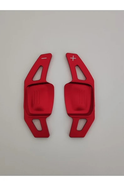 vagparts Golf Mk7 Kırmızı F1 Vites Kulakçıkları - Golf 7 F1 Direksiyon Kulakcık Pedal - 1