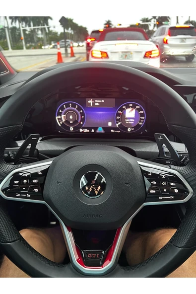 vagparts Golf 8 F1 Vites Pedalları Siyah - Golf 8 Direksiyon Kulakçık Pedal ürün görseli