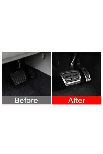 YıldızTuning Skoda Rapid 2013+ Scala Kamiq Fabia 2015+ Otomatik Pedal Seti - 3