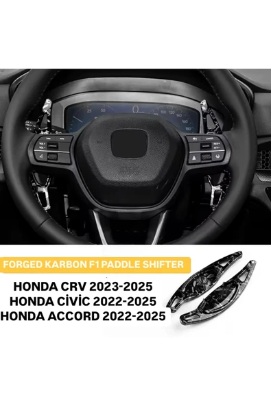 YıldızTuning Honda CRV Forged Karbon F1 Kulakçık Vites 2023-2025 ürün görseli 1