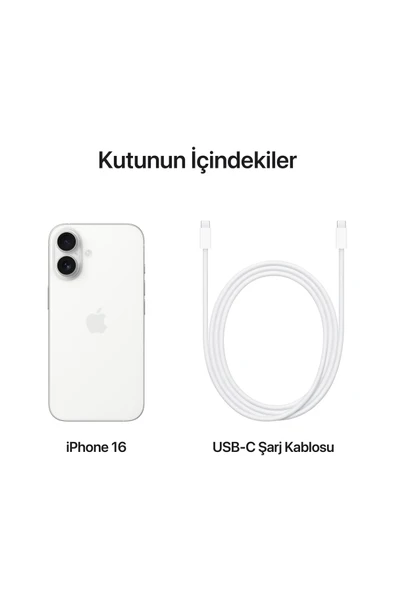 Apple iPhone 16 512GB Beyaz - 6