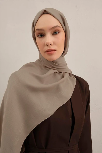 Logo Bordürlü Pamuk İpek Şal 1 - Resim 9