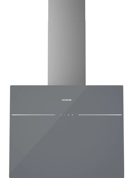 3364 Lınk Flat Gri Cam Duvar Tipi Davlumbaz 60 cm