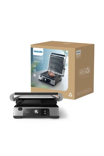 Philips HD6301/90 5000 Serisi Contact Tost ve Izgara Makinesi - Resim 5