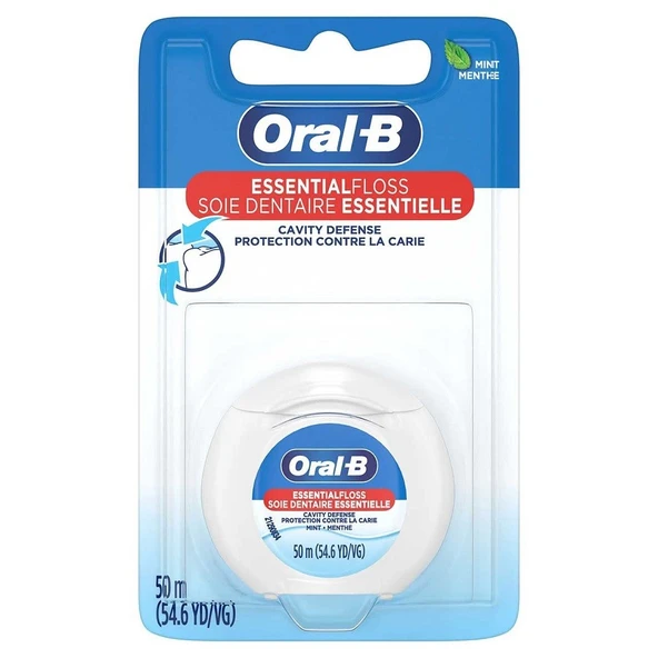 Oral-B Essential Floss, Mumlu, Nane, 54 Yard 50 m ürün görseli 1