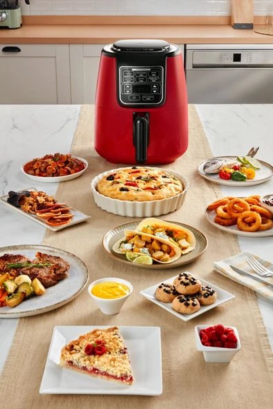 Karaca Air Pro Cook Köz XL Airfryer Fritöz Ruby 4 Kişilik - 8