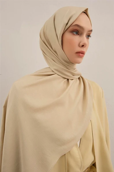 Logo Bordürlü Pamuk İpek Şal 1 - 4