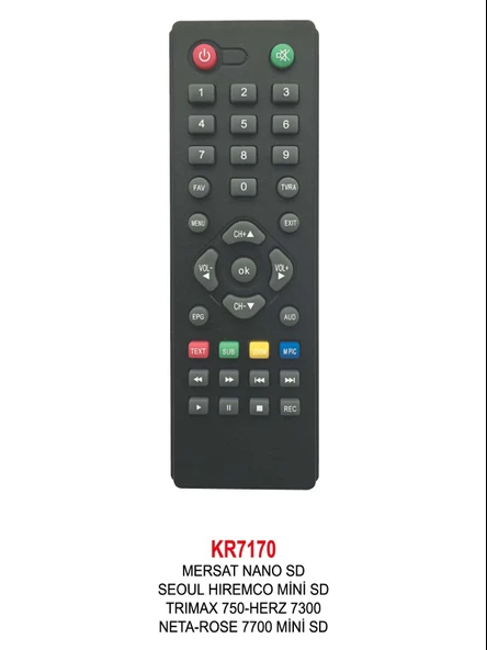 ROSE 7700 MİNİ SD KUMANDA