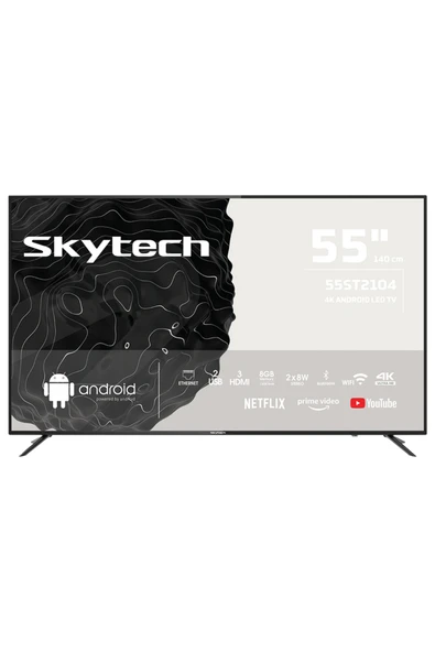 Skytech 55st2104 140 Ekran Uydu Alıcılı Full Hd Android Smart Led Tv - 1