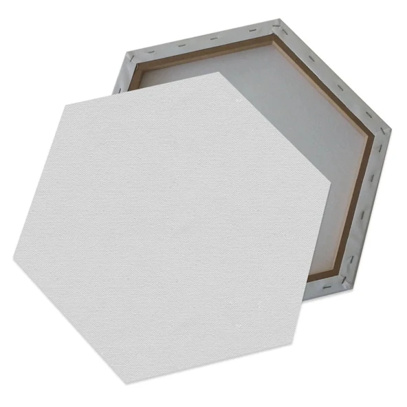 Supertrend Shapedition Altıgen Tuval 20x20 cm. - 1