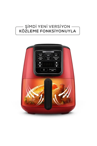 Karaca Air Pro Cook Köz XL Airfryer Fritöz Ruby 4 Kişilik - 1