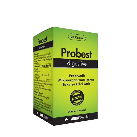 Probest Digestive Probiyotik Kapsül 20 ürün görseli