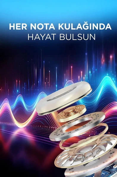 Torima HD-40 Beyaz Kablosuz RGB Işıklı Kulak Üstü Bluetooth Kulaklık - Resim 4