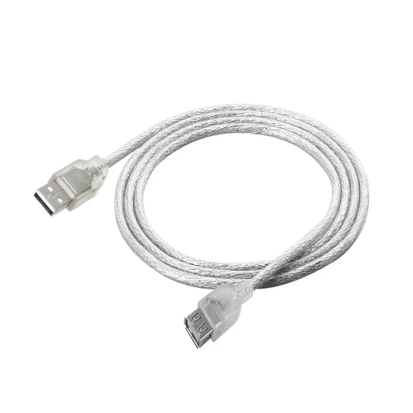 Ramtech Uzatma Kablosu Şeffaf Usb Erkek Dişi 1.5 Metre ürün görseli