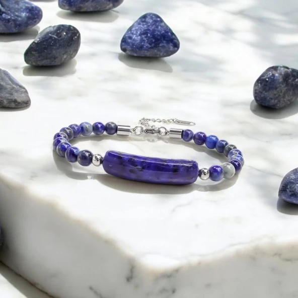 Lapis Doğraltaş Çelik Halat Ve Çelik Klipsli Bileklik 31832B19D4 - Resim 3